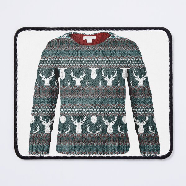 Item preview, Teal Christmas Sweater designed and sold by Heather van der Dys.