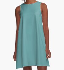 color cadet blue A-Line Dress