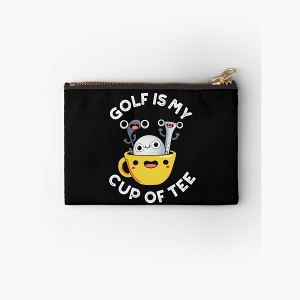 Item preview, Golf Is My Cup Of Tee Funny Golf Puns (Dark BG) designed and sold by punnybone.