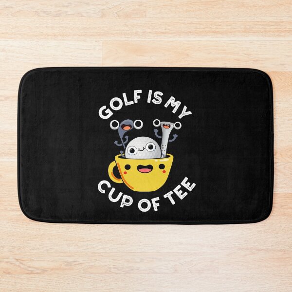 Item preview, Golf Is My Cup Of Tee Funny Golf Puns (Dark BG) designed and sold by punnybone.