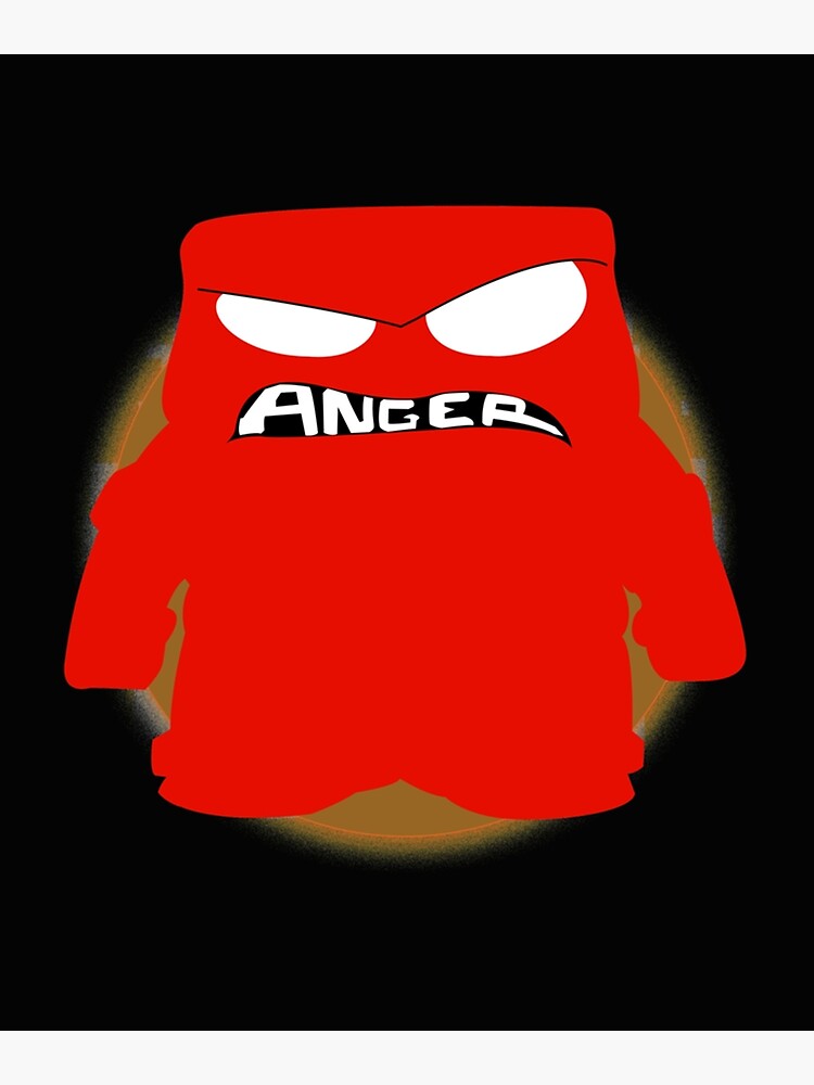 Anger Inside Out Poster For Sale By Madonnadicki Redbubble