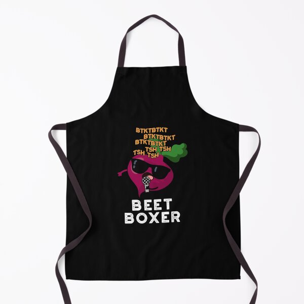 Item preview, Beet Boxer Beatbox Funny Veggie Puns (Dark BG) designed and sold by punnybone.
