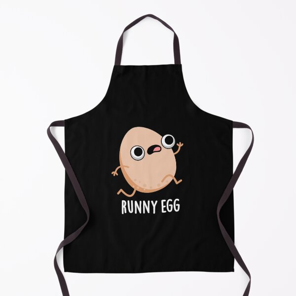 Item preview, Runny Egg Funny Food Puns (Dark BG) designed and sold by punnybone.