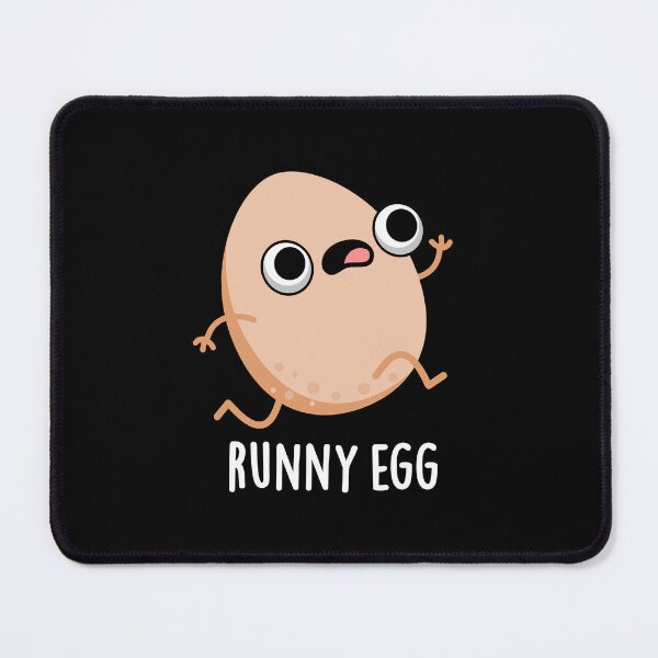 Item preview, Runny Egg Funny Food Puns (Dark BG) designed and sold by punnybone.