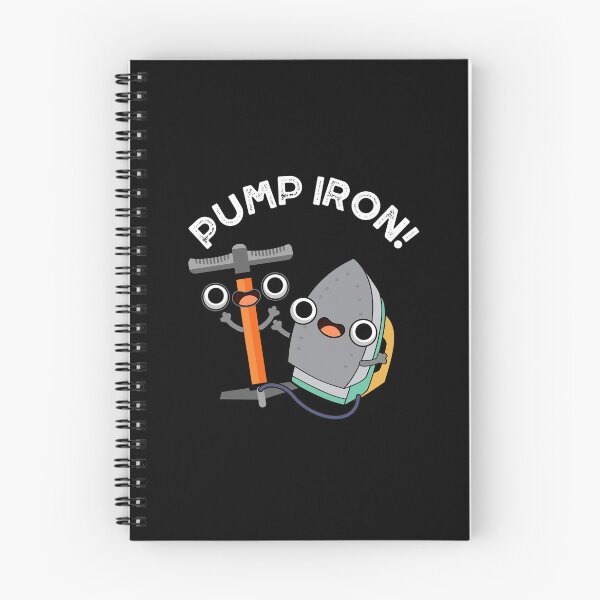Item preview, Pump Iron Funny Exercise Puns (Dark BG) designed and sold by punnybone.