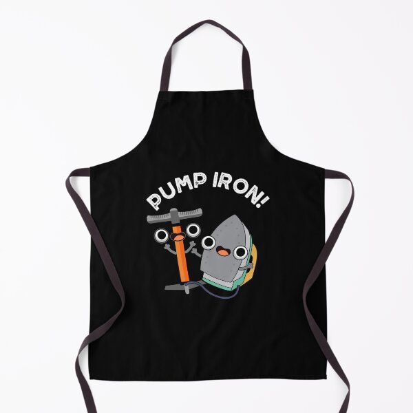 Item preview, Pump Iron Funny Exercise Puns (Dark BG) designed and sold by punnybone.