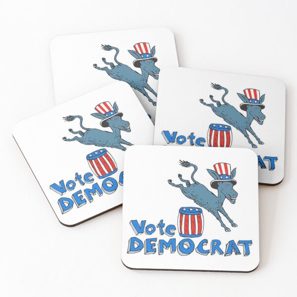 Item preview, Vote Democrat (jumping cartoon donkey) designed and sold by Steve Hudson.