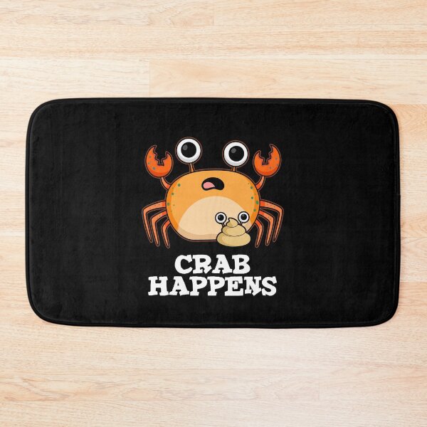 Item preview, Crab Happens Funny Animal Puns (Dark BG) designed and sold by punnybone.