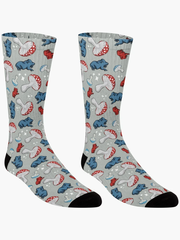 Thumbnail 3 of 5, Socks, Toadally Patterned designed and sold by InkLayer.