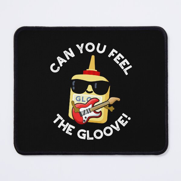 Item preview, Can You Feel The Gloo-ve Funny Glue Puns (Dark BG) designed and sold by punnybone.