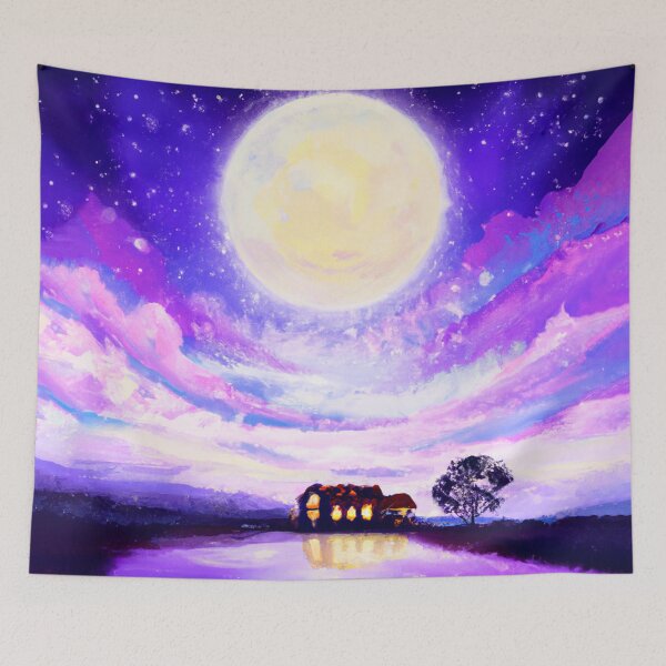 Item preview, Beautiful Violet Night designed and sold by Timegraf.