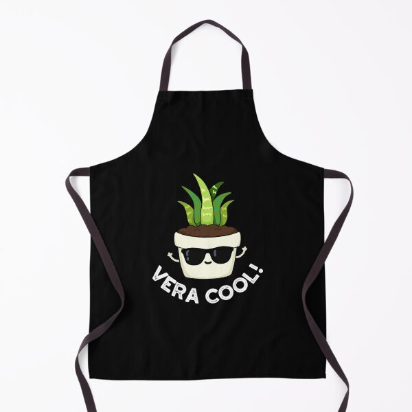 Item preview, Vera Cool Funny Aloe Vera Puns (Dark BG) designed and sold by punnybone.