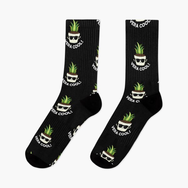 Item preview, Vera Cool Funny Aloe Vera Puns (Dark BG) designed and sold by punnybone.