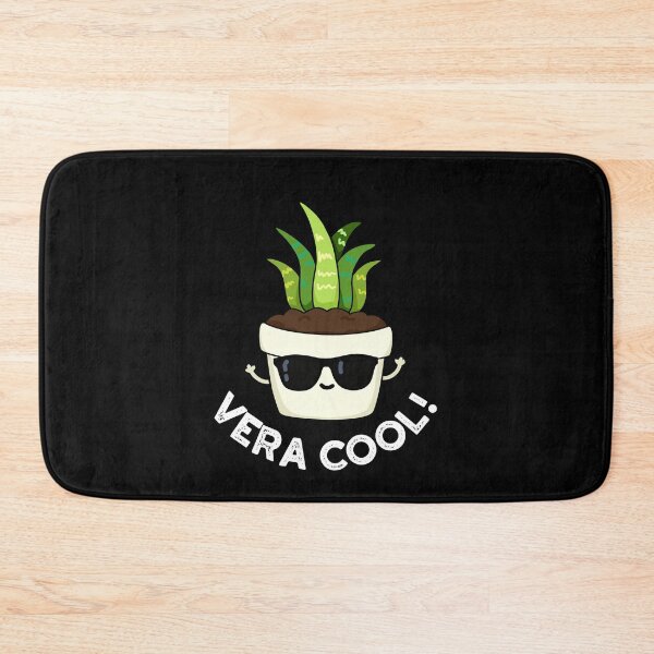 Item preview, Vera Cool Funny Aloe Vera Puns (Dark BG) designed and sold by punnybone.