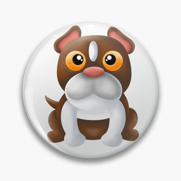 Item preview, Pitbull Kawaii Pup designed and sold by BlackCatArtBB.