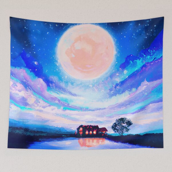 Item preview, Beautiful Violet Night designed and sold by Timegraf.