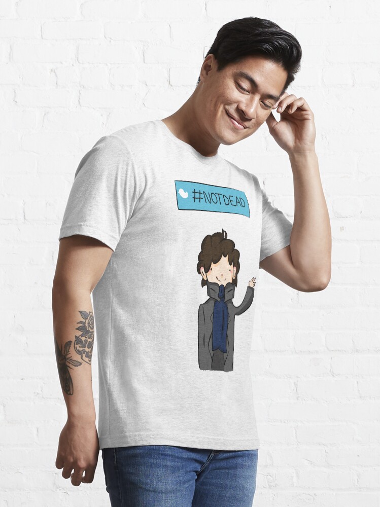 Alternate view of Sherlock #Not Dead Essential T-Shirt