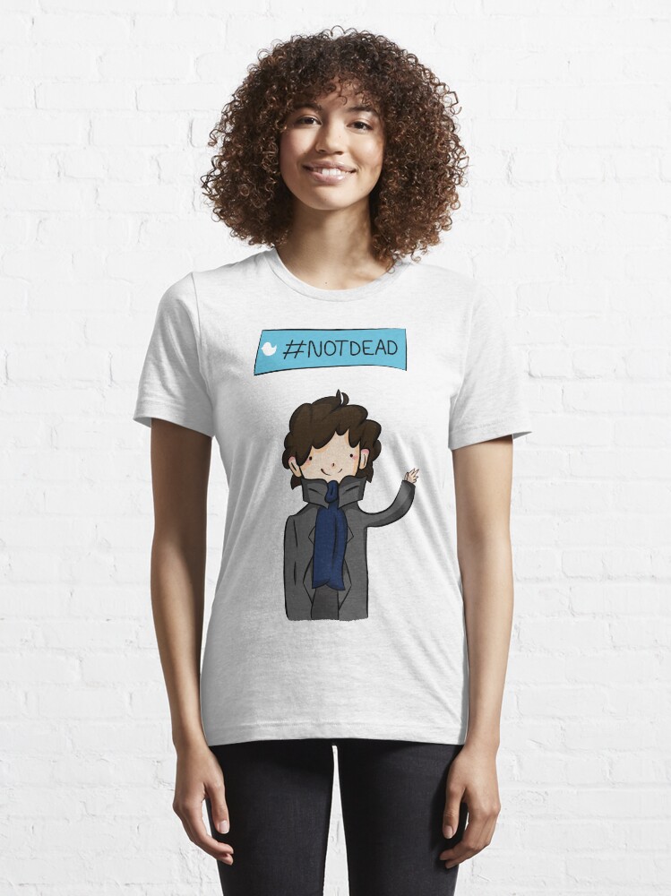 Alternate view of Sherlock #Not Dead Essential T-Shirt