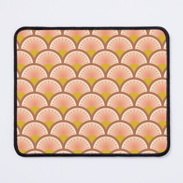 Item preview, 2020s pattern wannabe 1920s - corail and brown designed and sold by MBCollections.