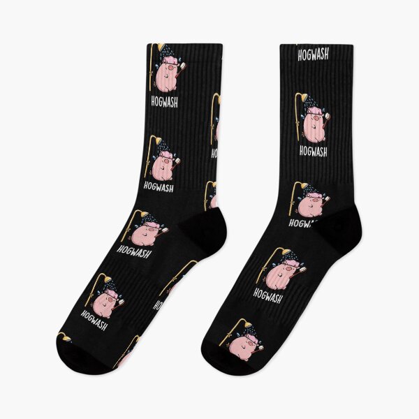 Item preview, Hogwash Funny Pig Puns (Dark BG) designed and sold by punnybone.