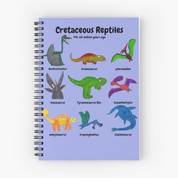 Item preview, Reptiles from the Cretaceous Period-blue designed and sold by dladieu.
