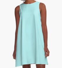 color pale turquoise A-Line Dress