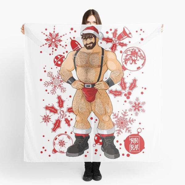 ADAM LIKES SANTA - RED XMAS Scarf