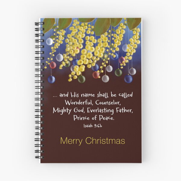 Item preview, Merry Christmas Wattle Isaiah 9:6 designed and sold by Tanya Crowley.
