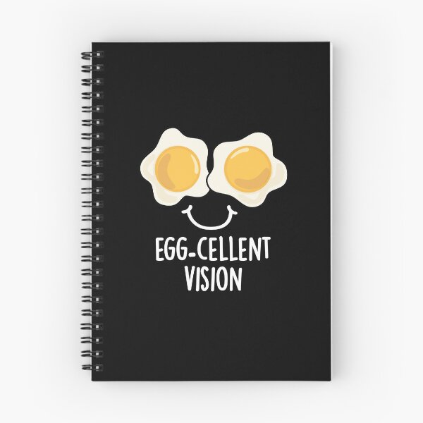 Item preview, Egg-cellent Vision Funny Egg Puns (Dark BG) designed and sold by punnybone.