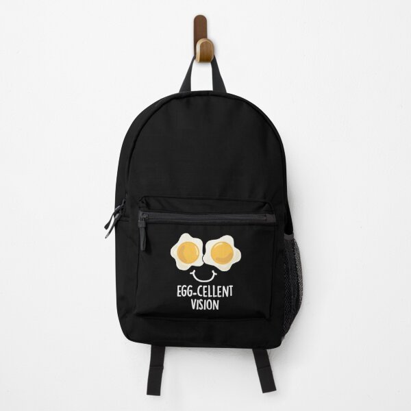 Item preview, Egg-cellent Vision Funny Egg Puns (Dark BG) designed and sold by punnybone.