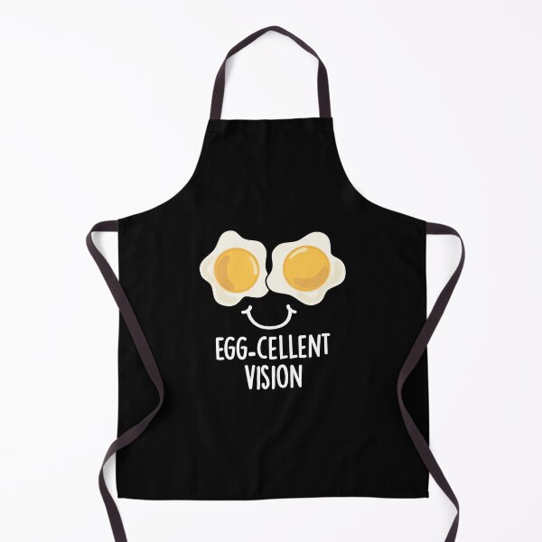 Item preview, Egg-cellent Vision Funny Egg Puns (Dark BG) designed and sold by punnybone.