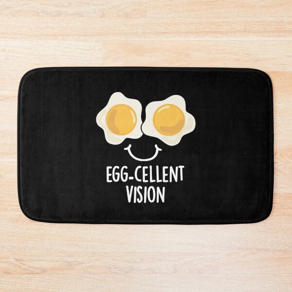 Item preview, Egg-cellent Vision Funny Egg Puns (Dark BG) designed and sold by punnybone.