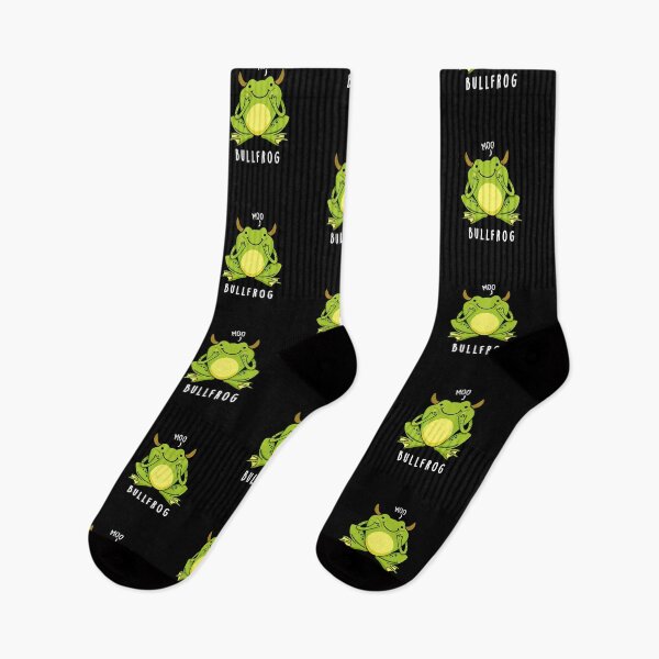Item preview, Bull Frog Funny Animal Frog Puns (Dark BG) designed and sold by punnybone.