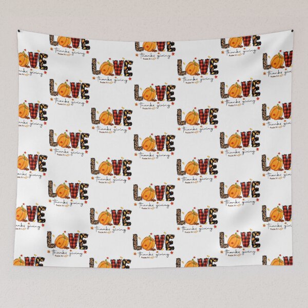 Item preview, Love Thanksgiving. Happy Thanksgiving. Psalm 9:1 designed and sold by onlyscriptures.