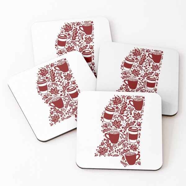 Item preview, Autumn Season Mississippi Maroon silhouette  designed and sold by missmann.