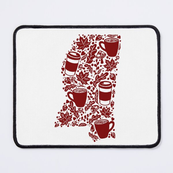 Item preview, Autumn Season Mississippi Maroon silhouette  designed and sold by missmann.
