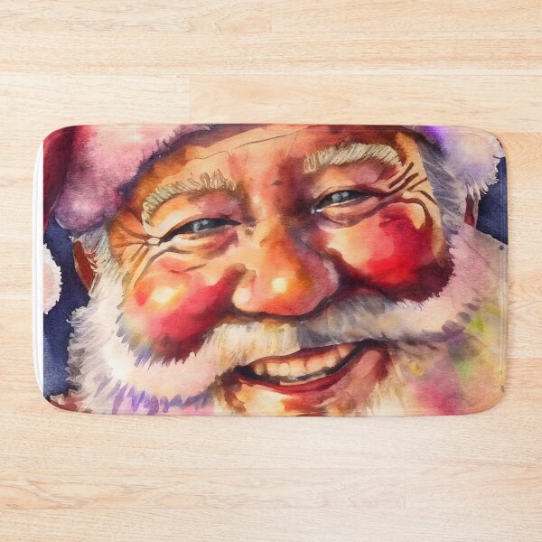 Item preview, Smiling Santa Claus Father Christmas Watercolor Old Fashioned Vintage designed and sold by CGSGraphics.