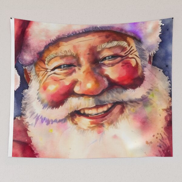 Item preview, Smiling Santa Claus Father Christmas Watercolor Old Fashioned Vintage designed and sold by CGSGraphics.