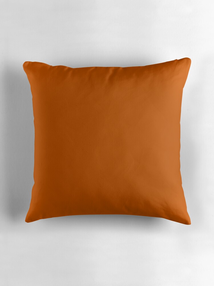 burnt orange throw pillows