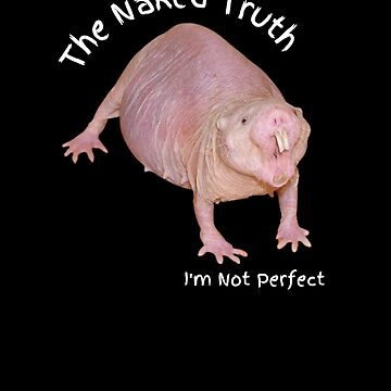 Artwork thumbnail, Naked Mole Rat T-shirt, Funny Shirt, Ugly Graphic Tee, Animal Lovers Gift, Ugly T-shirt, Ugly Animal Top, Ugly Tee, Mole Rat Top by ZZINGO