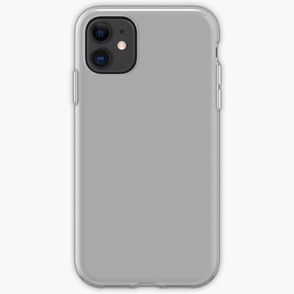 PLAIN SOLID DARK GREY |PLAIN SOLID DARK GRAY - OVER 100 SHADES OF GREY AND SILVERS ON OZCUSHIONS iPhone Soft Case