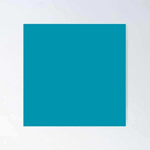 Solid Color, ZAFFRE, BLUE Poster for Sale by ozcushions