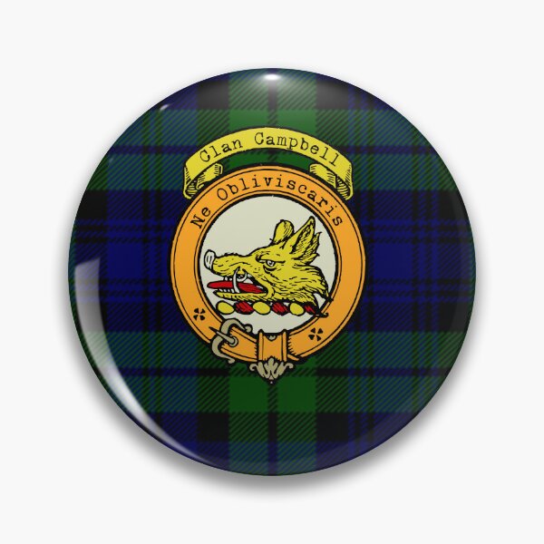 Item preview, Campbell Scottish Tartan and Crest designed and sold by BagTown Clans.
