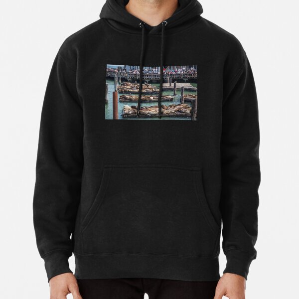 Pier 39 Sea Lions, San Francisco San Francisco Pullover Hoodie | Redbubble