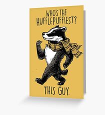 The Hufflepuffiest Greeting Card