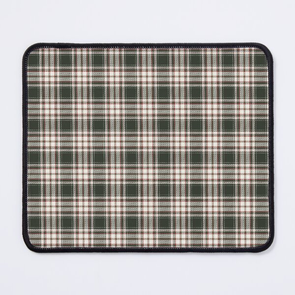 Item preview, Dark Green Neutral Plaid with Red designed and sold by moosemtndesign.