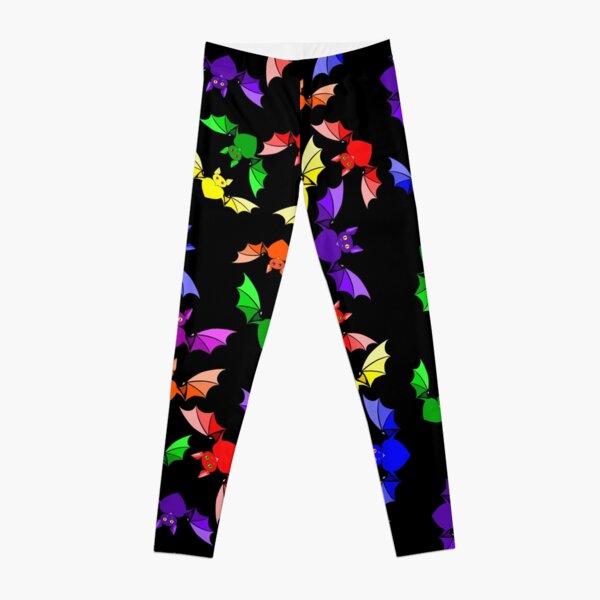 Rainbow Love Bats Leggings