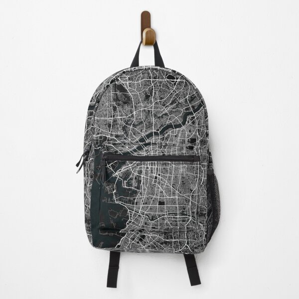 Item preview, Osaka City Map of Kansai, Japan - Dark designed and sold by deMAP.