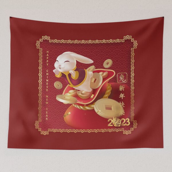 Item preview, Chinese Zodiac Year of the Rabbit - Year Of The Rabbit 2023  designed and sold by taogiauco.