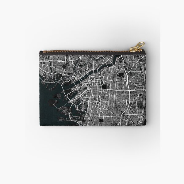 Item preview, Osaka City Map of Kansai, Japan - Dark designed and sold by deMAP.